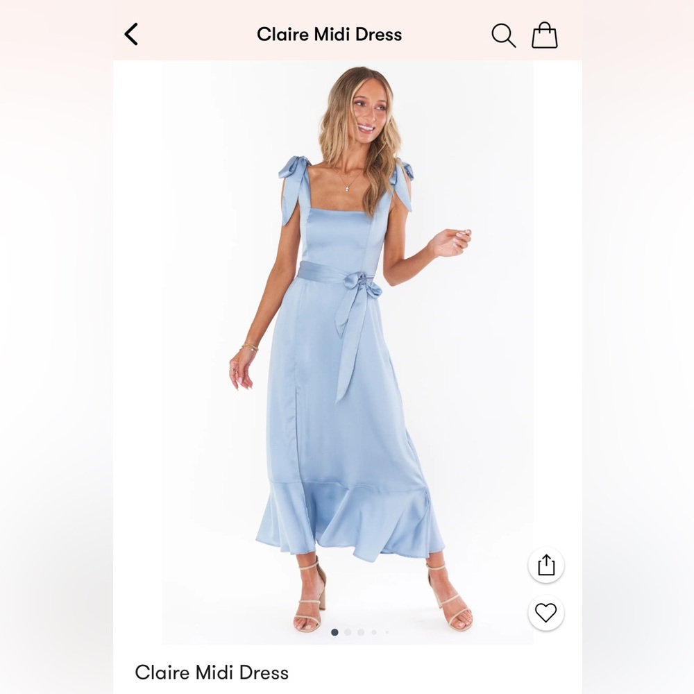 Show me your mumu Claire steel blue size L